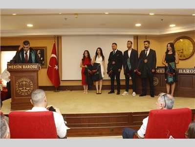 6 STAJYER AVUKATIMIZ CÜBBE GİYDİ