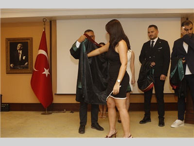 6 STAJYER AVUKATIMIZ CÜBBE GİYDİ