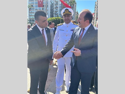 29 EKİM CUMHURİYET BAYRAMI ÇELENK SUNMA TÖRENİNE KATILDIK