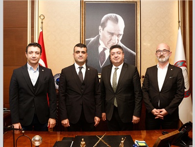 GAZİANTEP BAROSU BAŞKANI AV. İSKENDER KAHRAMAN'DAN ZİYARET