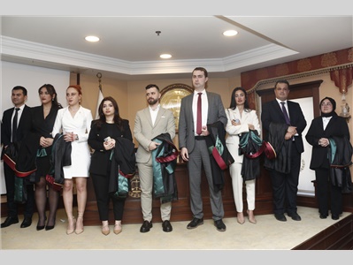19 STAJYER AVUKATIMIZ CÜBBE GİYDİ