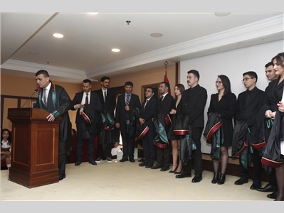 19 STAJYER AVUKATIMIZ CÜBBE GİYDİ