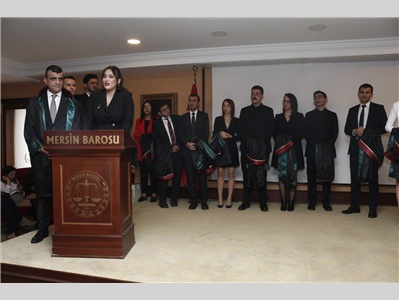 19 STAJYER AVUKATIMIZ CÜBBE GİYDİ