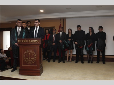 19 STAJYER AVUKATIMIZ CÜBBE GİYDİ