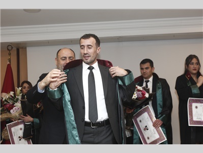 19 STAJYER AVUKATIMIZ CÜBBE GİYDİ