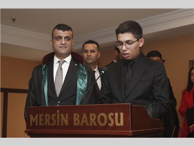 19 STAJYER AVUKATIMIZ CÜBBE GİYDİ