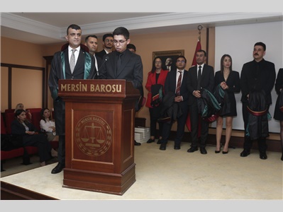 19 STAJYER AVUKATIMIZ CÜBBE GİYDİ