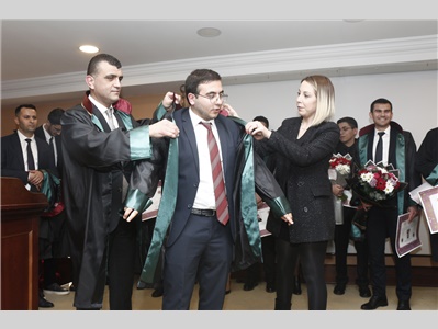 19 STAJYER AVUKATIMIZ CÜBBE GİYDİ