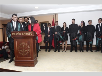 19 STAJYER AVUKATIMIZ CÜBBE GİYDİ