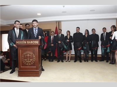 19 STAJYER AVUKATIMIZ CÜBBE GİYDİ