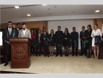 19 STAJYER AVUKATIMIZ CÜBBE GİYDİ