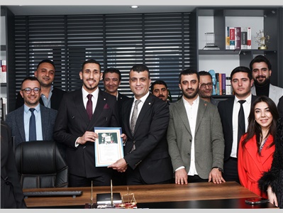 MESLEKTAŞIMIZIN OFİS AÇILIŞINA KATILDIK