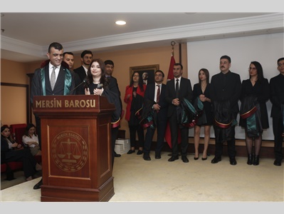 19 STAJYER AVUKATIMIZ CÜBBE GİYDİ
