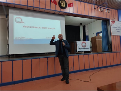 ÖĞRENCİLERE BİLİŞİM SUÇLARI VE SİBER ZORBALIKLA MÜCADELE ANLATILDI