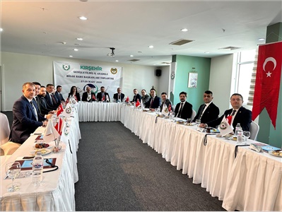 BARO BAŞKANIMIZ AV. GAZİ ÖZDEMİR, İÇ ANADOLU BÖLGE BARO BAŞKANLARI TOPLANTISINA KATILDI