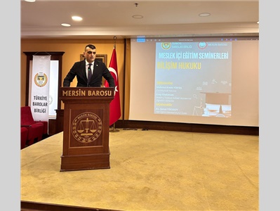 “BİLİŞİM HUKUKU” KONULU SEMİNER DÜZENLENDİ