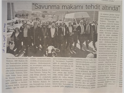 Barolardan savunmaya özgürlük yürüyüşü