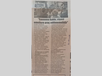 Barolardan savunmaya özgürlük yürüyüşü