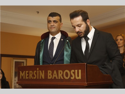 30 STAJYER AVUKATIMIZ CÜBBE GİYDİ