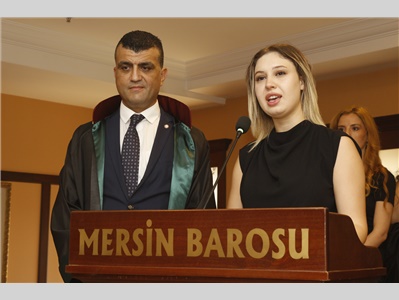 30 STAJYER AVUKATIMIZ CÜBBE GİYDİ