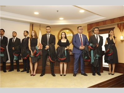 30 STAJYER AVUKATIMIZ CÜBBE GİYDİ