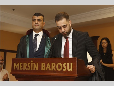30 STAJYER AVUKATIMIZ CÜBBE GİYDİ