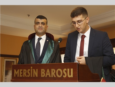 30 STAJYER AVUKATIMIZ CÜBBE GİYDİ