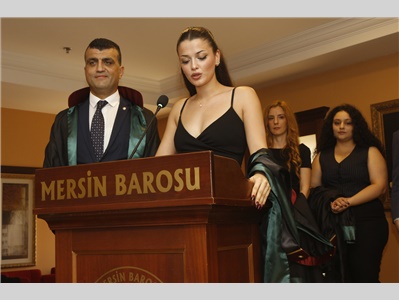 30 STAJYER AVUKATIMIZ CÜBBE GİYDİ