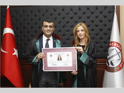 30 STAJYER AVUKATIMIZ CÜBBE GİYDİ