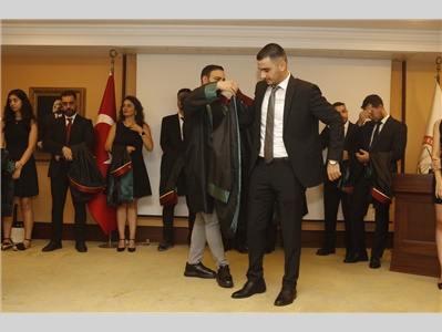 30 STAJYER AVUKATIMIZ CÜBBE GİYDİ