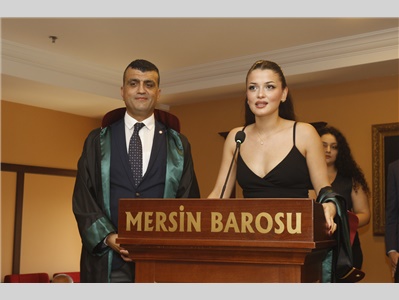 30 STAJYER AVUKATIMIZ CÜBBE GİYDİ