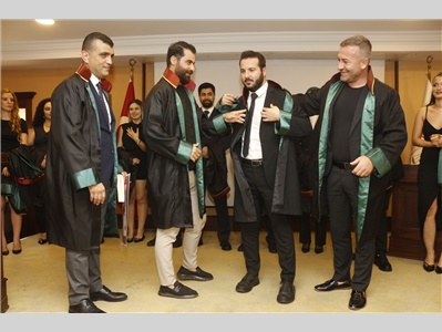 30 STAJYER AVUKATIMIZ CÜBBE GİYDİ