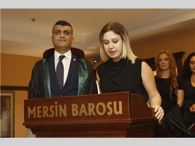30 STAJYER AVUKATIMIZ CÜBBE GİYDİ