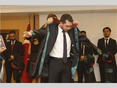 30 STAJYER AVUKATIMIZ CÜBBE GİYDİ