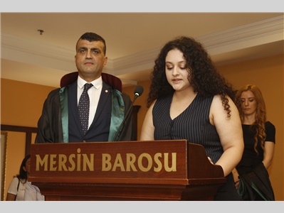 30 STAJYER AVUKATIMIZ CÜBBE GİYDİ