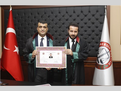 30 STAJYER AVUKATIMIZ CÜBBE GİYDİ