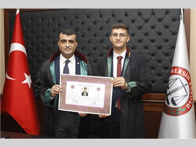 30 STAJYER AVUKATIMIZ CÜBBE GİYDİ