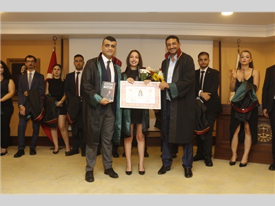 30 STAJYER AVUKATIMIZ CÜBBE GİYDİ