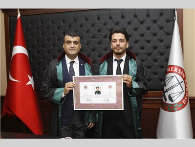 30 STAJYER AVUKATIMIZ CÜBBE GİYDİ