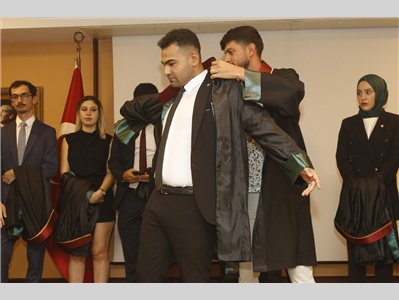 30 STAJYER AVUKATIMIZ CÜBBE GİYDİ
