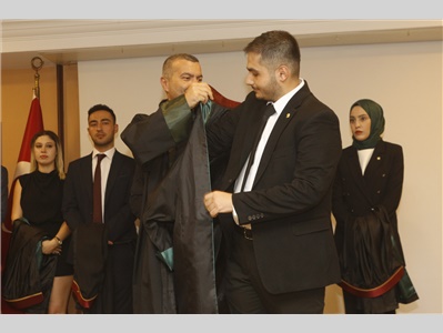 30 STAJYER AVUKATIMIZ CÜBBE GİYDİ