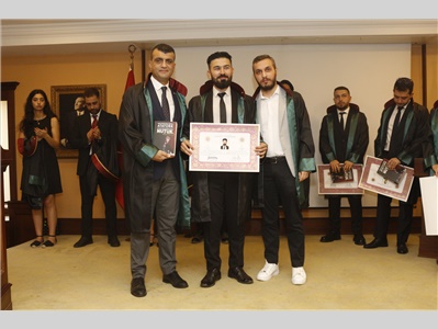 30 STAJYER AVUKATIMIZ CÜBBE GİYDİ