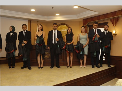30 STAJYER AVUKATIMIZ CÜBBE GİYDİ