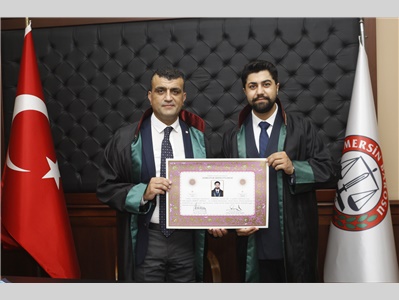 30 STAJYER AVUKATIMIZ CÜBBE GİYDİ