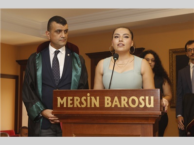 30 STAJYER AVUKATIMIZ CÜBBE GİYDİ
