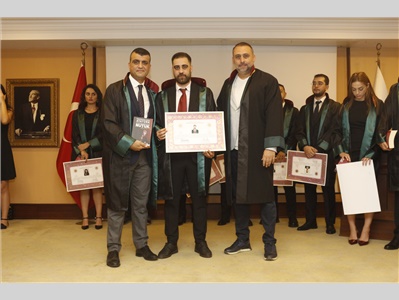 30 STAJYER AVUKATIMIZ CÜBBE GİYDİ