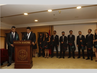 30 STAJYER AVUKATIMIZ CÜBBE GİYDİ