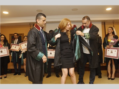 30 STAJYER AVUKATIMIZ CÜBBE GİYDİ