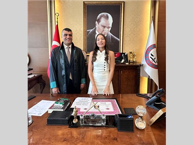 BİR MESLEKTAŞIMIZ DAHA AVUKATLIK MESLEĞİNE İLK ADIMI ATTI