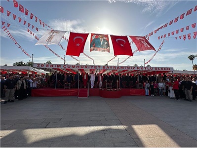 29 EKİM CUMHURİYET BAYRAMI KUTLAMA PROGRAMINA KATILDIK